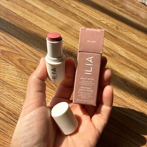 ILIA Multi-Stick Cream Blush + Highlighter + Lip Tint – Mini Size